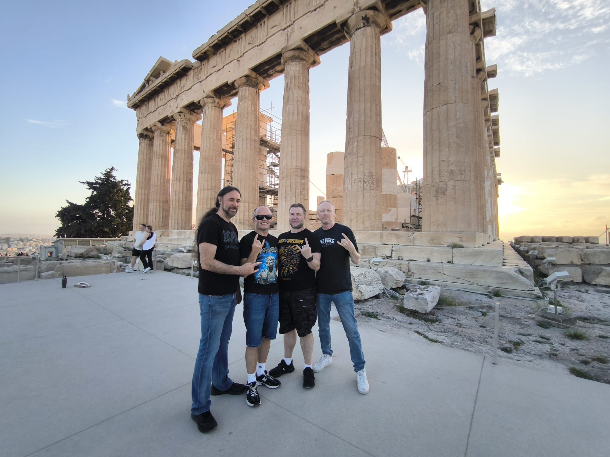 Run to the Beast at the Acropolis in Athens during the Mediterranean Metal Cruise
